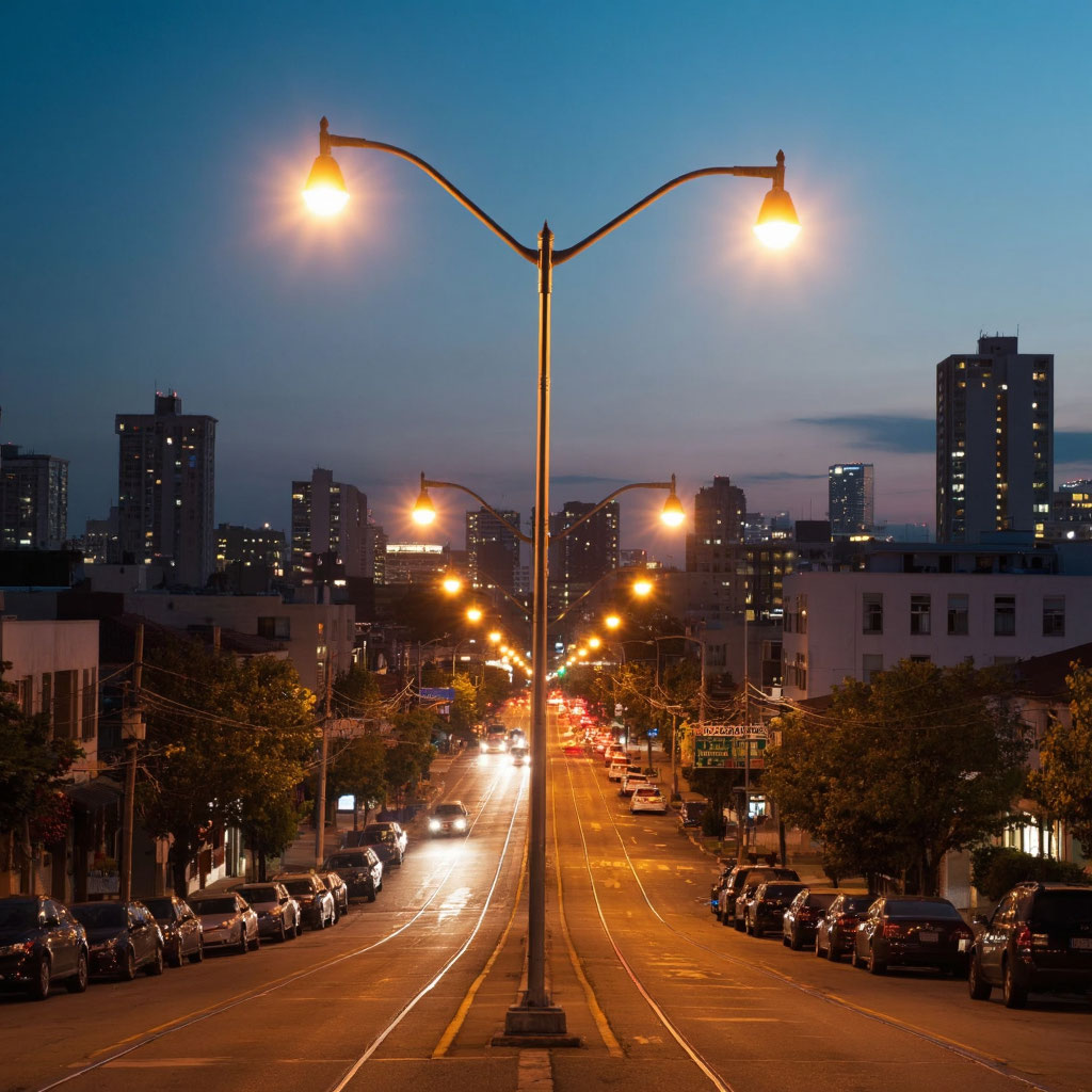 Опоры освещения - фото