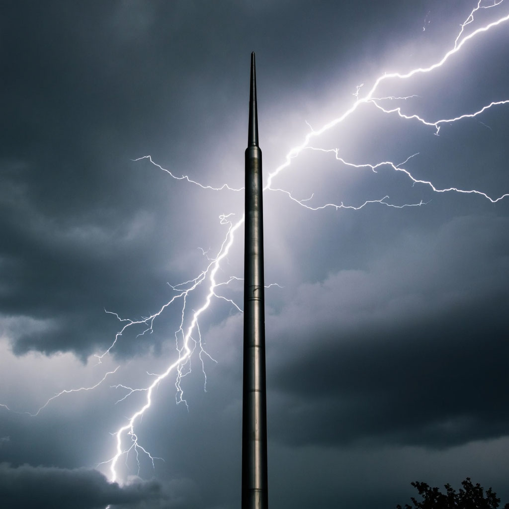 Молниеотвод (громоотвод) стержневой СМ-45 - фото