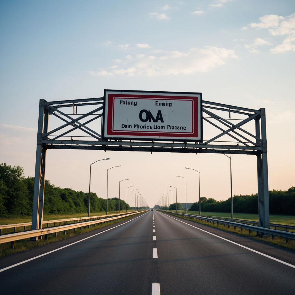 Дорожная опора рамная РМТ-4 - фото