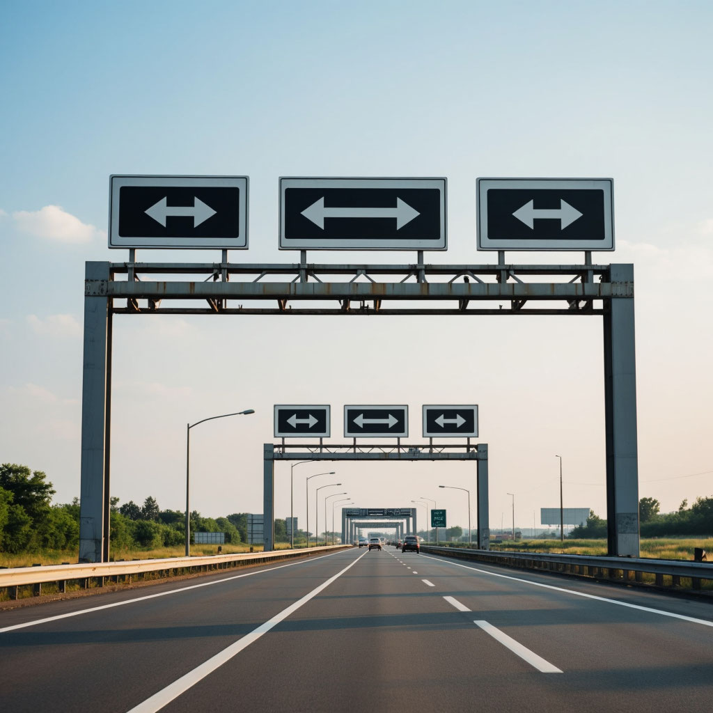 Дорожная опора рамная РМТ-1 - фото