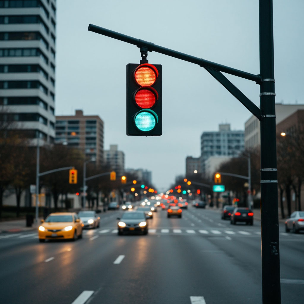 Дорожная опора светофорная СОДГ 2-6,6-8,0 - фото